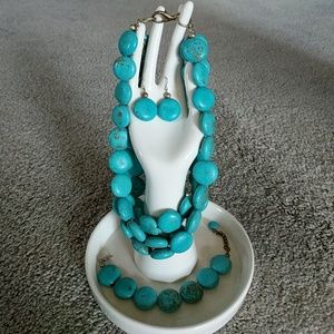 Turquoise jewelry set